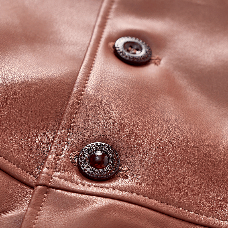 Men's Four Seasons Casual Formal Layering Leather Vest - image 8