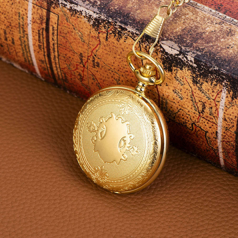  Vintage Engraved Timeless Heirloom Pocket Watch - image 3