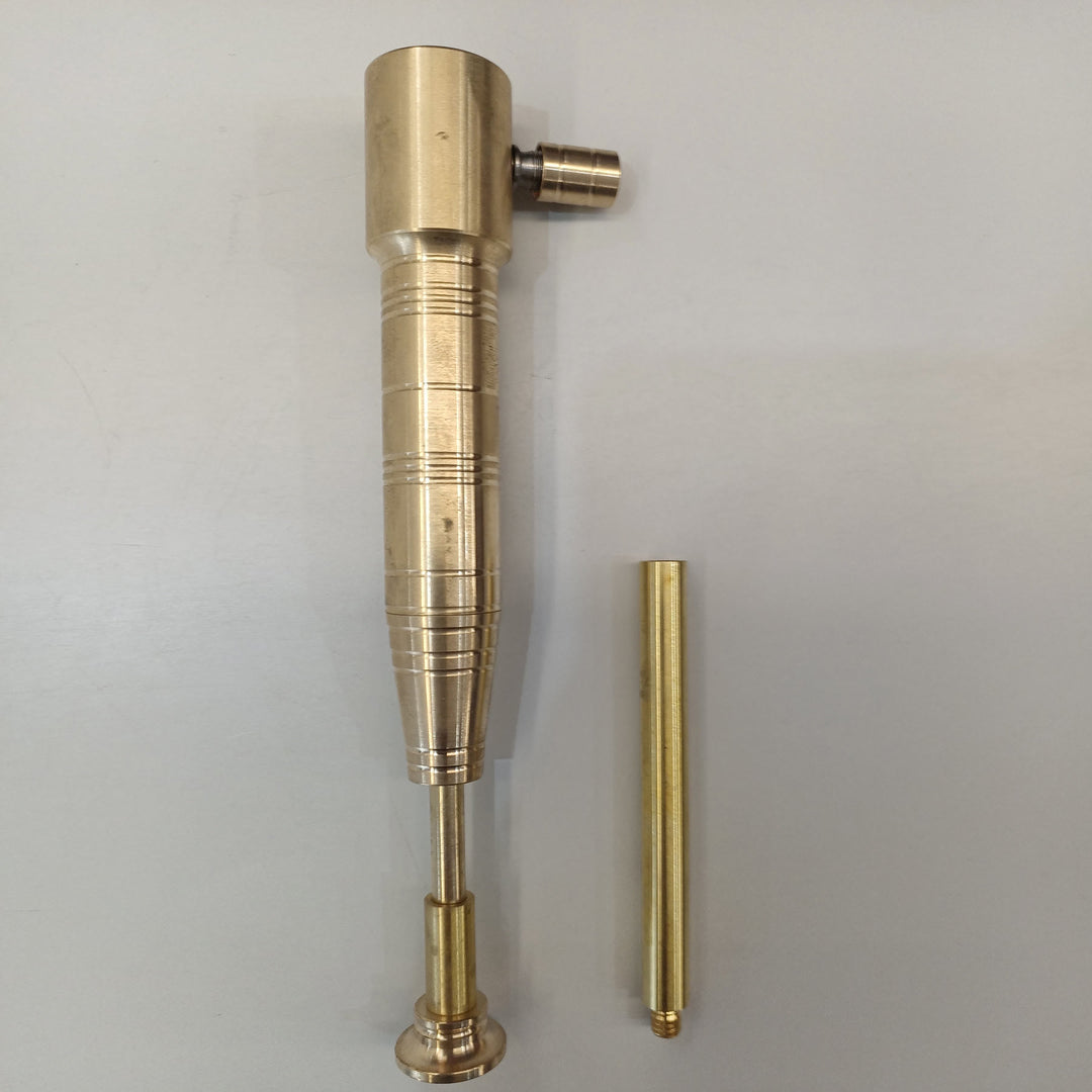 Vintage Brass Torch Refillable Long Handle Lighter - Bronze - image 12