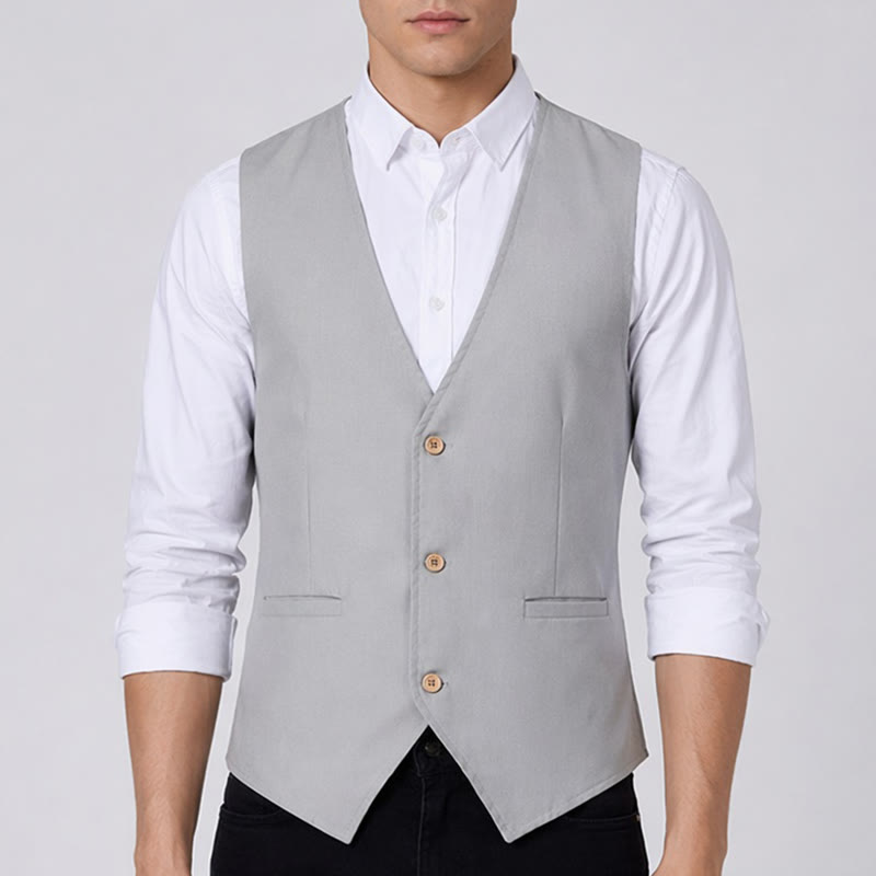 Daily Wear Breathable Casual Summer Linen Vest - image 1