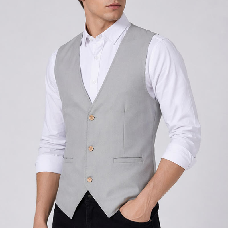 Daily Wear Breathable Casual Summer Linen Vest - image 3