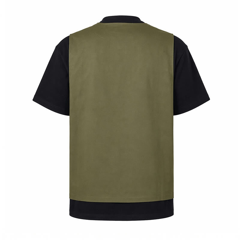 Multi-pocket Tactical Style Canvas Workwear Vest - image 12