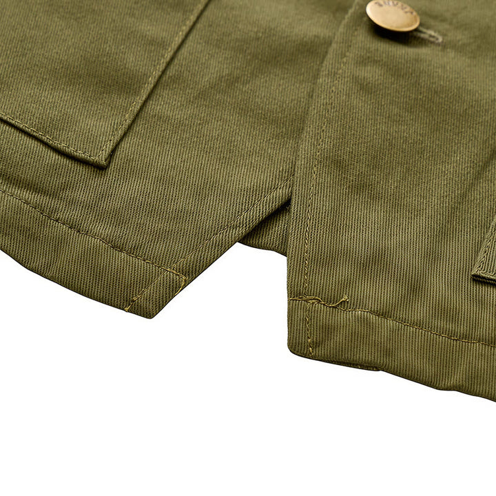 Multi-pocket Tactical Style Canvas Workwear Vest - image 9