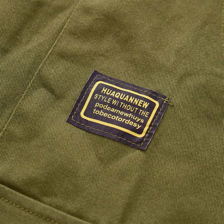 Multi-pocket Tactical Style Canvas Workwear Vest - image 8