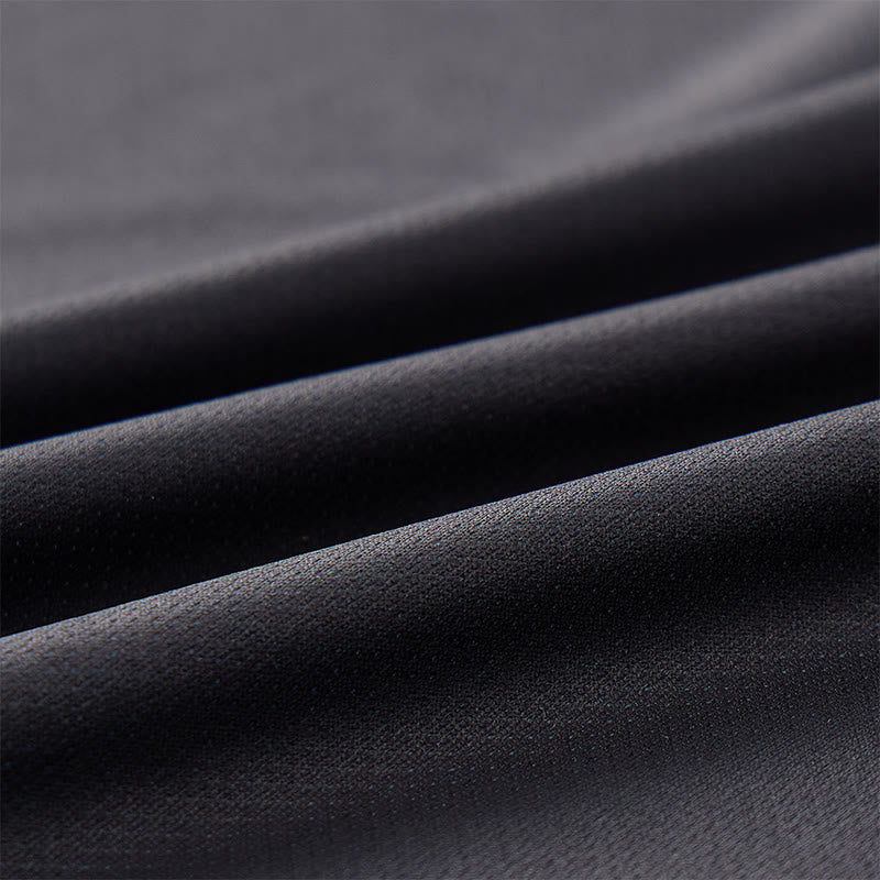 Men's Modern Black Striped Print Summer Polo Shirt - image 12