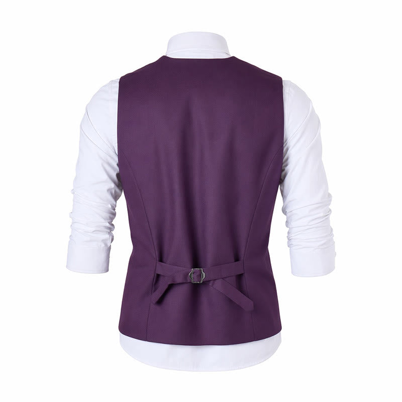 Men's Multi Color Spring Autumn Daily Business Suit Vest - image 17