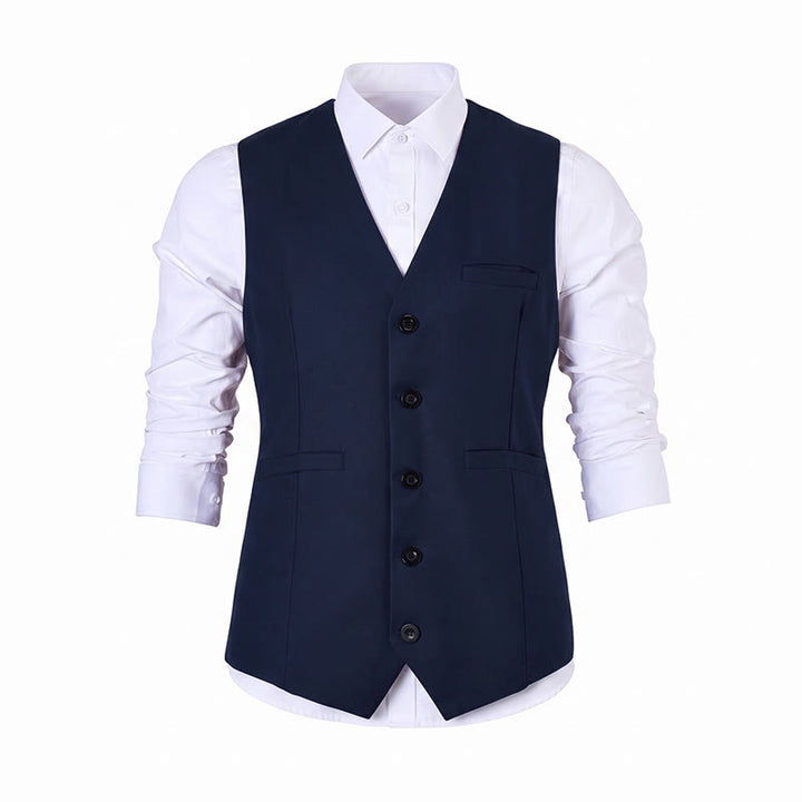 Men's Multi Color Spring Autumn Daily Business Suit Vest - image 23