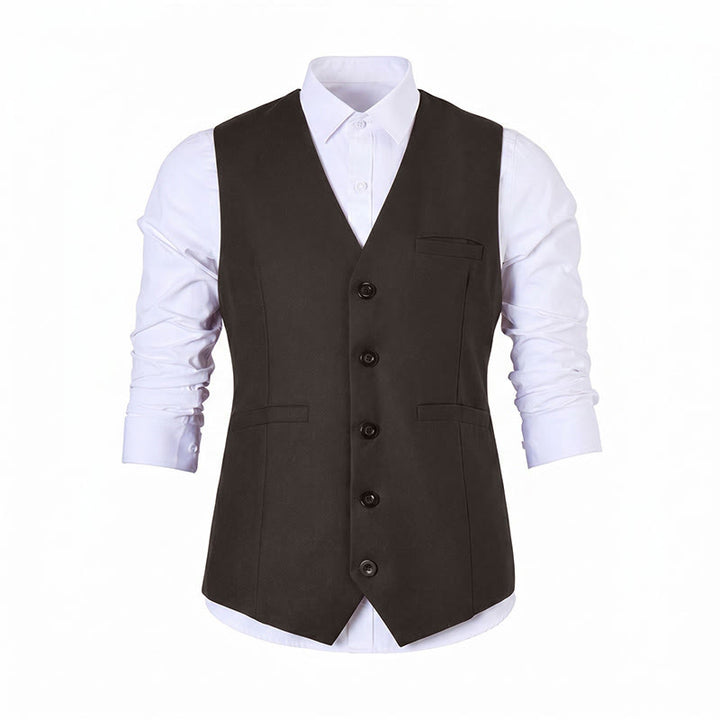 Men's Multi Color Spring Autumn Daily Business Suit Vest - image 20