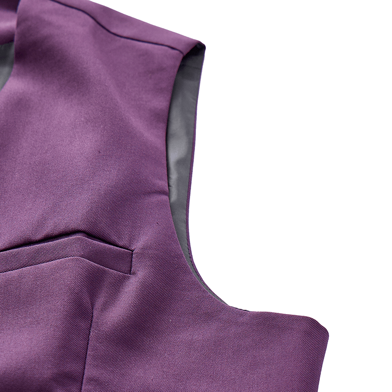 Men's Multi Color Spring Autumn Daily Business Suit Vest - image 14