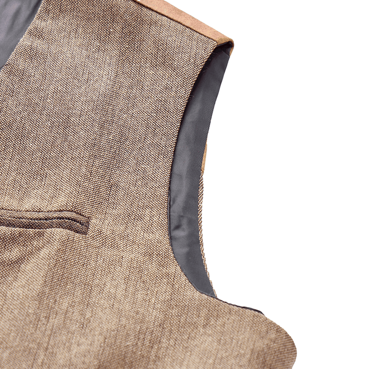 Men's Vintage Textured All Season Casual Suit Vest - image 8