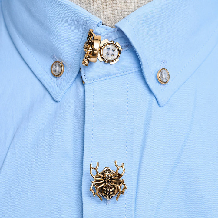 1 Pair Arachnid Snap-On Shirt Insect Button Covers - image 2
