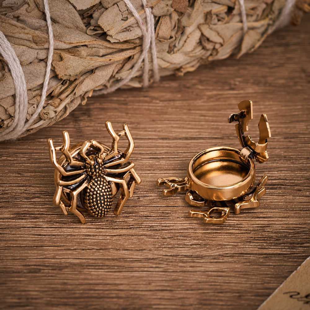 1 Pair Arachnid Snap-On Shirt Insect Button Covers - image 1