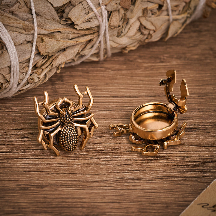 1 Pair Arachnid Snap-On Shirt Insect Button Covers - image 1