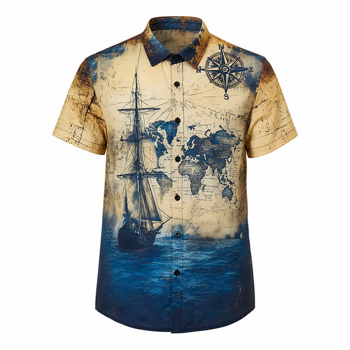 Men's Light Mature Leisure Parrot Graphic Summer Daily Shirt - image 9