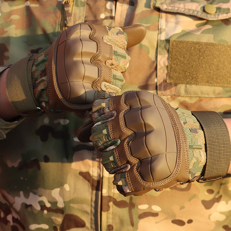 Shockproof Knuckle Protection Outdoor Tactical Gloves - image 15
