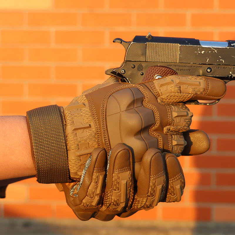 Shockproof Knuckle Protection Outdoor Tactical Gloves - image 7