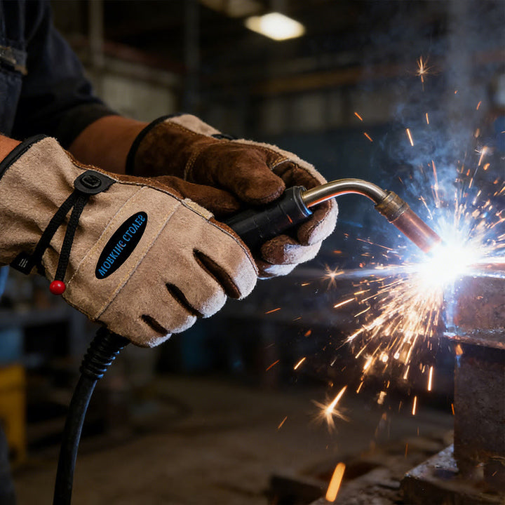 Heavy-Duty Safety Full Grain Leather Work Gloves - image 3