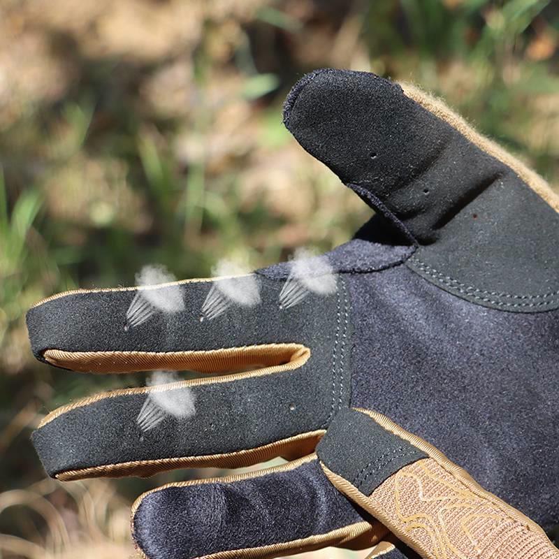 Breathable Touchscreen Mechanic Tactical Gloves - image 6