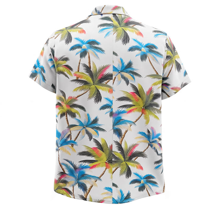 Men's Coconut Tree Printed Casual Vacation Shirt - image 10
