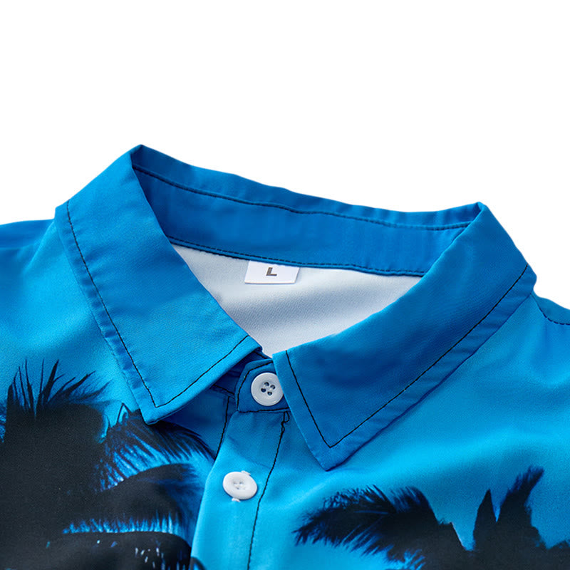 Men's Hawaiian Short Sleeve Summer Beach Vacation Shirt - image 4