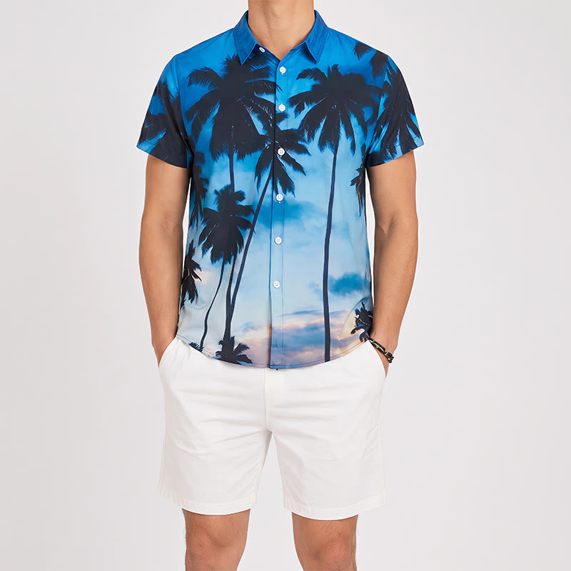 Men's Hawaiian Short Sleeve Summer Beach Vacation Shirt - image 1