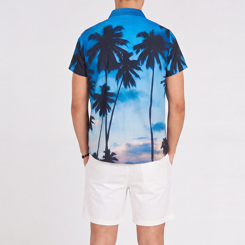 Men's Hawaiian Short Sleeve Summer Beach Vacation Shirt - image 3