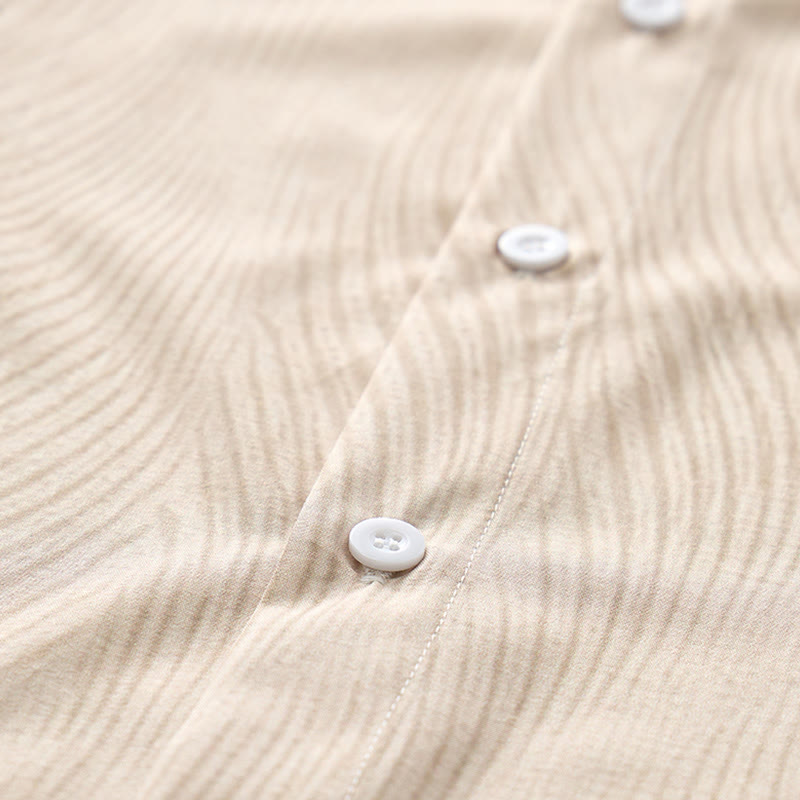 Men's Short Sleeve Button Casual Summer Beach Vacation Shirt - image 5
