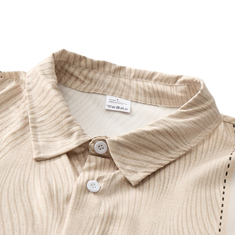 Men's Short Sleeve Button Casual Summer Beach Vacation Shirt - image 4
