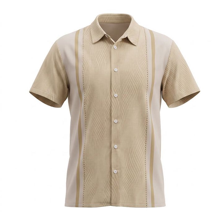Men's Short Sleeve Button Casual Summer Beach Vacation Shirt - image 9