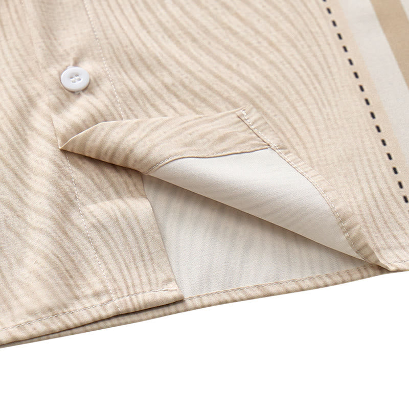 Men's Short Sleeve Button Casual Summer Beach Vacation Shirt - image 7