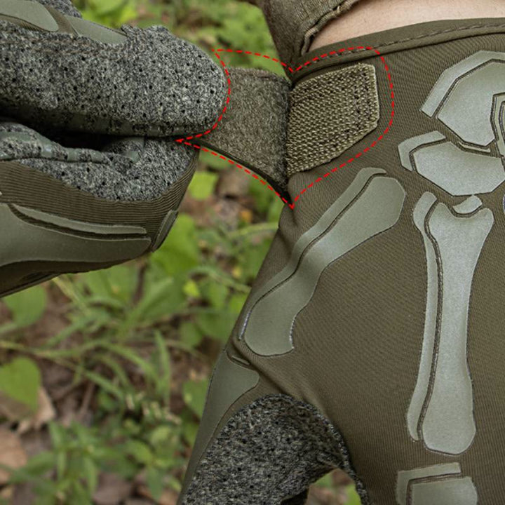 Skeleton Lightweight Summer Elastic Motorcycle Tactical Gloves - image 4