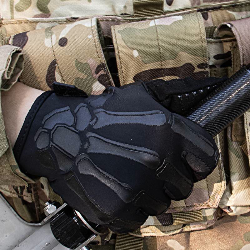 Skeleton Lightweight Summer Elastic Motorcycle Tactical Gloves - image 8