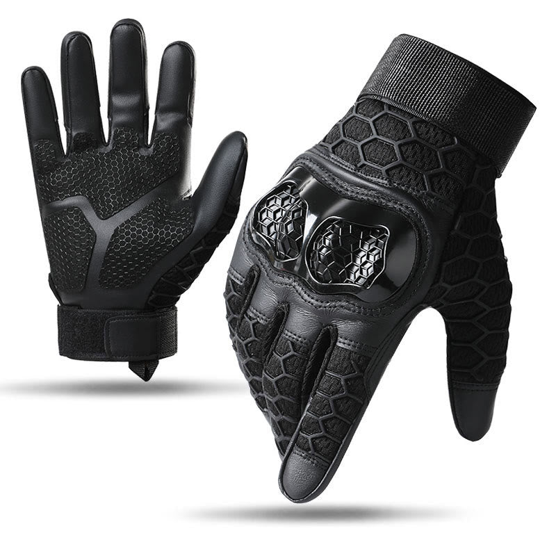 Protective Shooting Tactical Gloves With Knuckle Protection - Black - XL - image 4