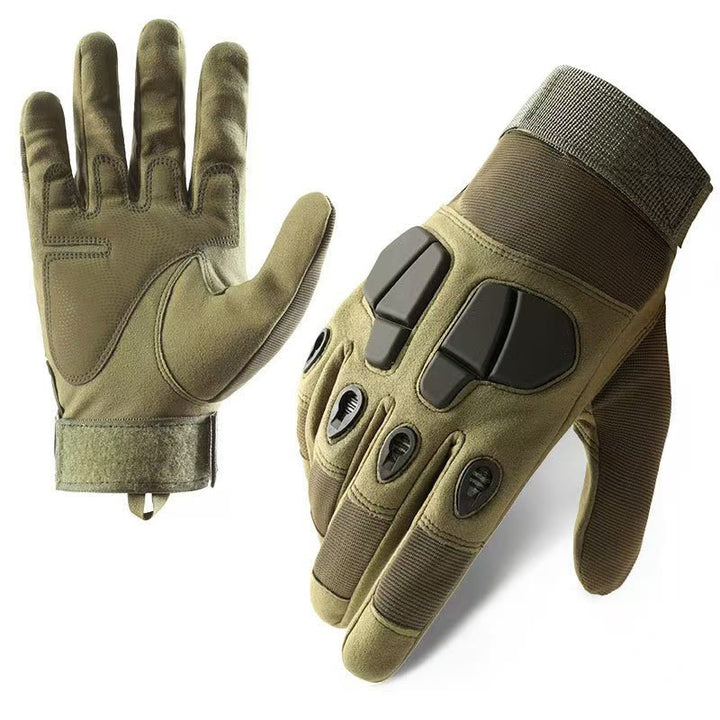 Protective Safety Tactical Gloves With Two Hard Knuckles - Army Green - XL - image 2
