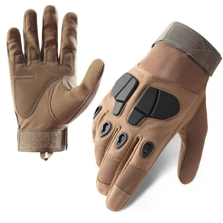 Protective Safety Tactical Gloves With Two Hard Knuckles - Sandy - XL - image 0