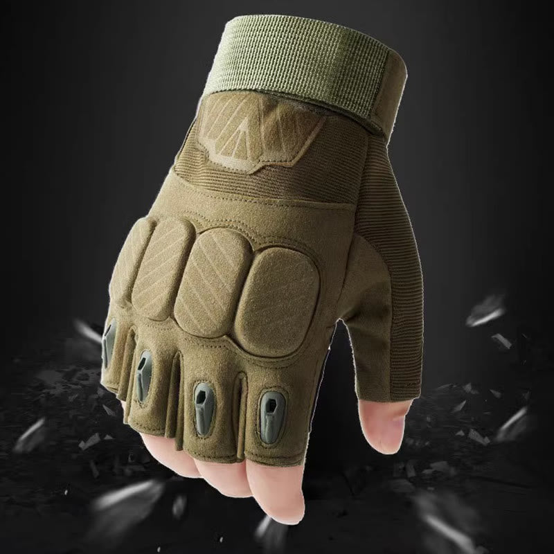 Tactical Mountain Bike Gloves With Hard Knuckle Protection - image 1