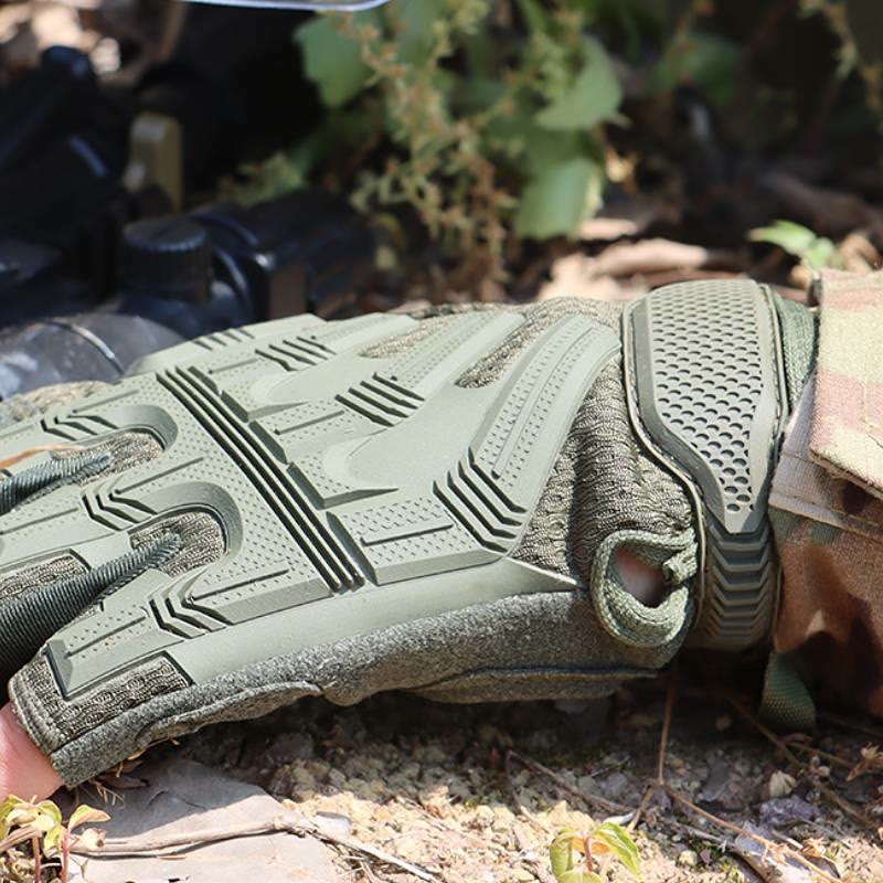 Tactical Mechanic Anti-Slip Breathable Half-Finger Gloves - image 9