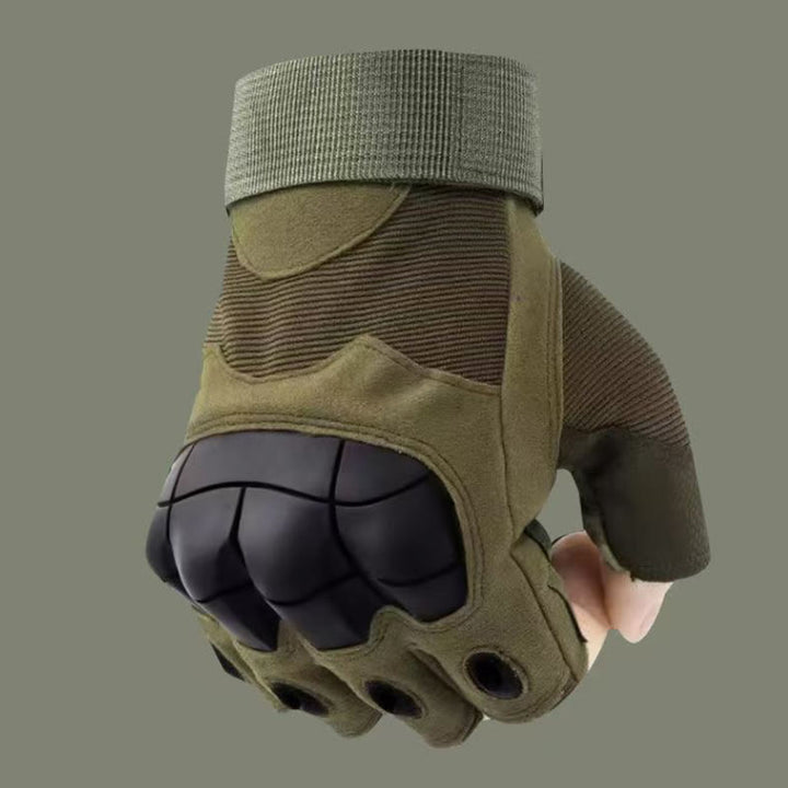 Minimalist Tactical Aesthetic Military Half Finger Gloves - image 1