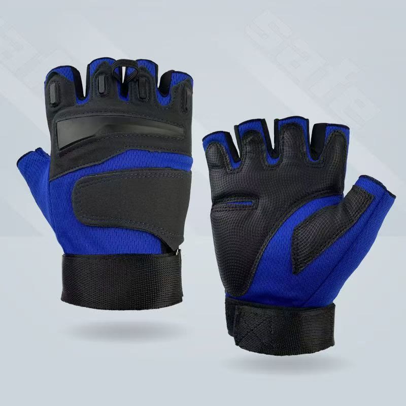 Cycling & Motorcycle Half Finger Gloves With Hard Shell Protection - image 1