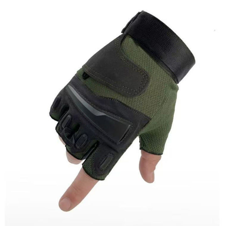 Cycling & Motorcycle Half Finger Gloves With Hard Shell Protection - image 6