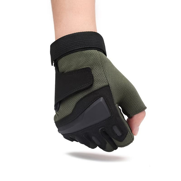 Cycling & Motorcycle Half Finger Gloves With Hard Shell Protection - image 5