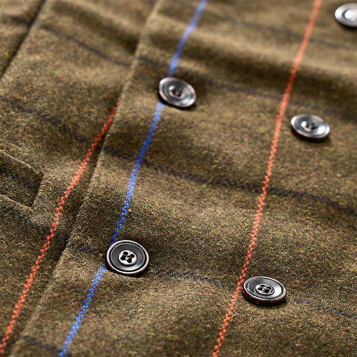 Men's Plaid Pattern Peaky Blinders Inspired Suit Vest - image 7