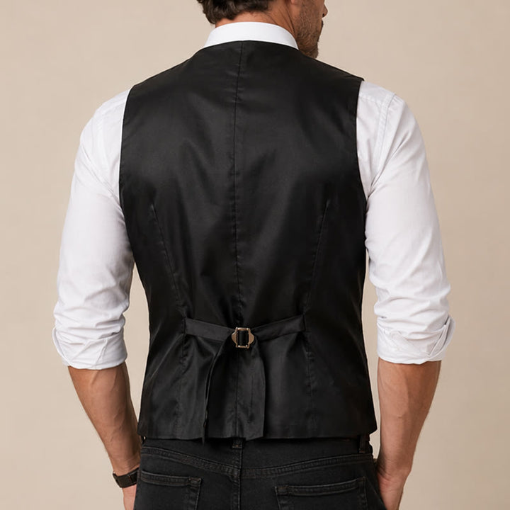 Men's Plaid Pattern Peaky Blinders Inspired Suit Vest - image 2