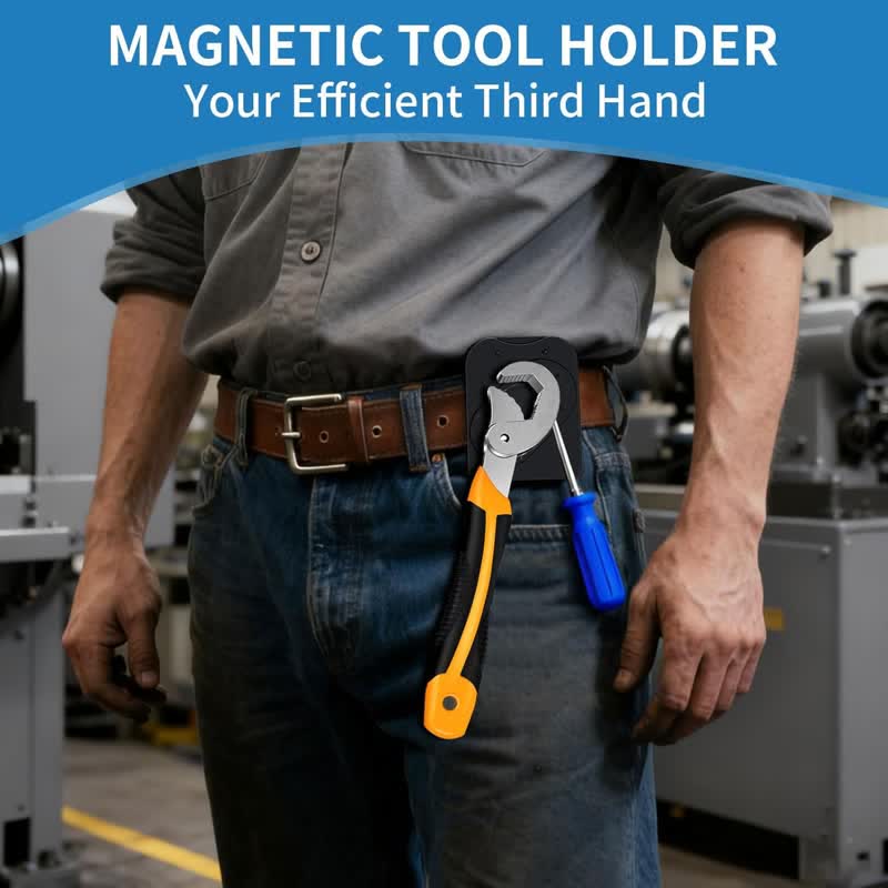 Heavy-Duty Magnetic Tool Holder Clip For Electricians & Mechanics - image 2