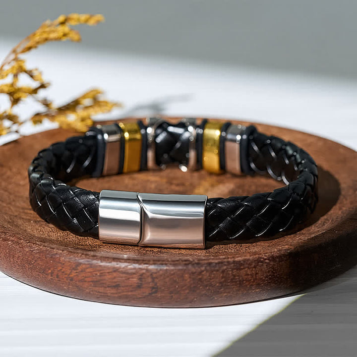 Multi Style Alloy Bead Vintage Leather Bracelet - image 18