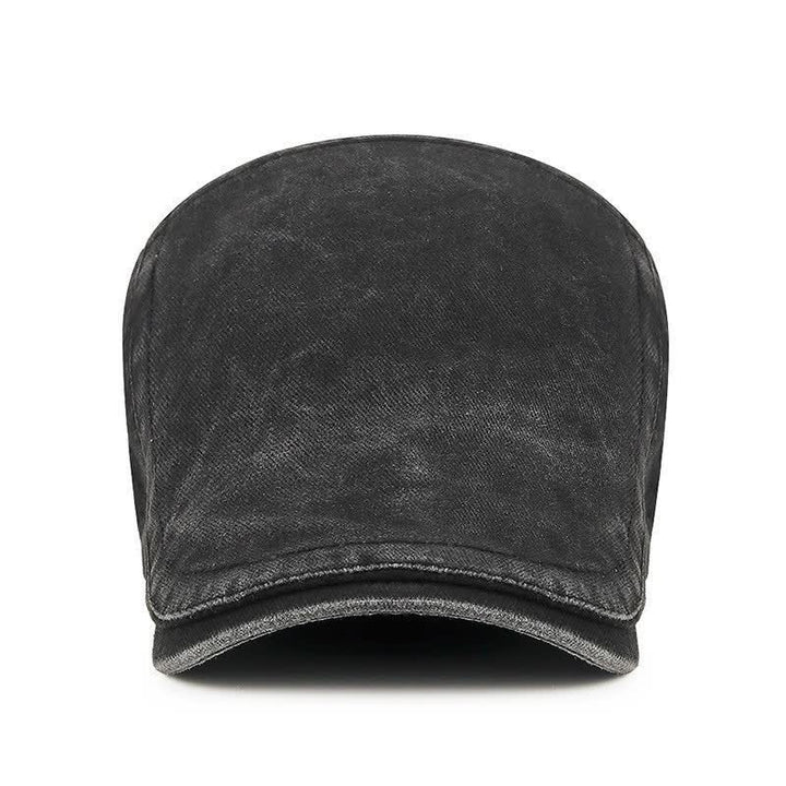 Retro Workwear-Inspired Washed Cotton Beret For Everyday - image 3