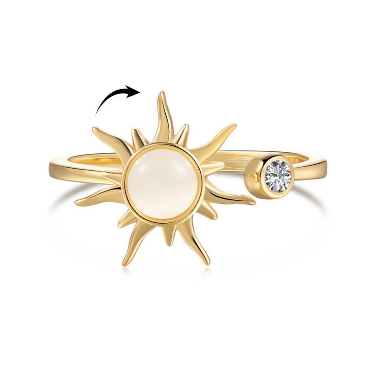 Rotating Celestial Adjustable Anxiety Relief Fidget Ring - image 6