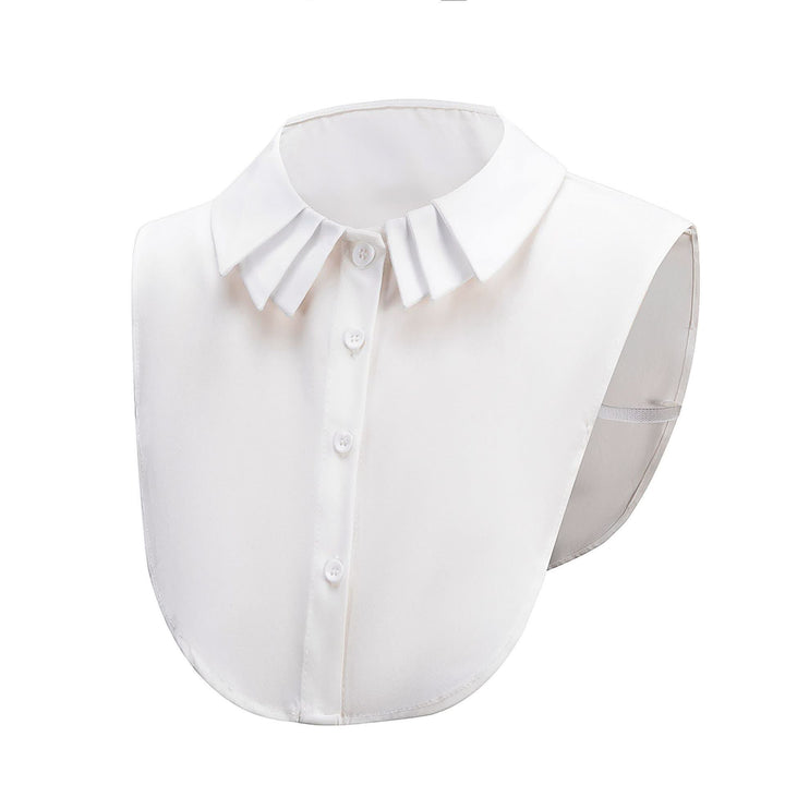 Effortless Multi-Layered Pleated Fake Collar - image 7