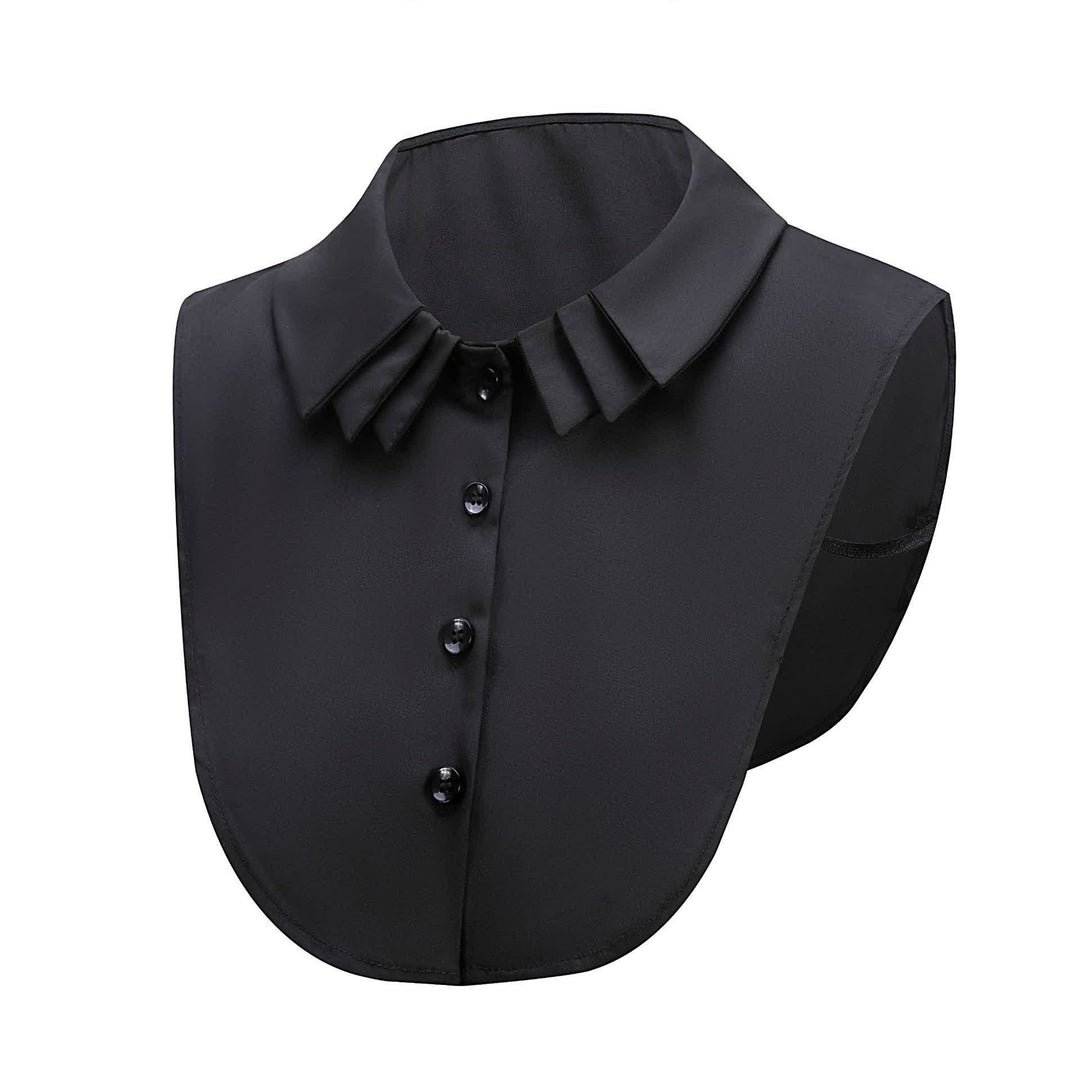 Effortless Multi-Layered Pleated Fake Collar - image 9