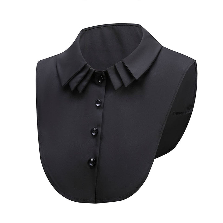Effortless Multi-Layered Pleated Fake Collar - image 9